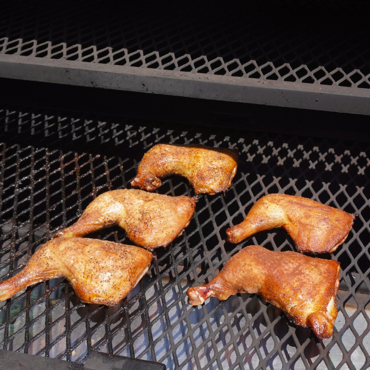 sweet tea brined smoked chicken.