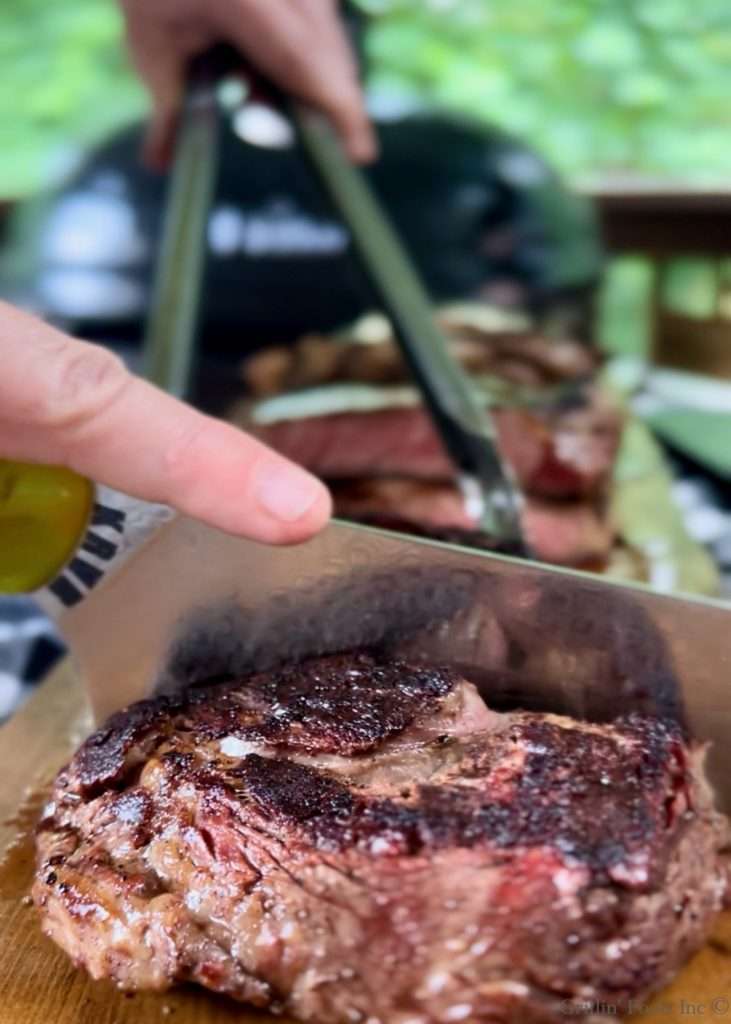 Slicing the Steak
