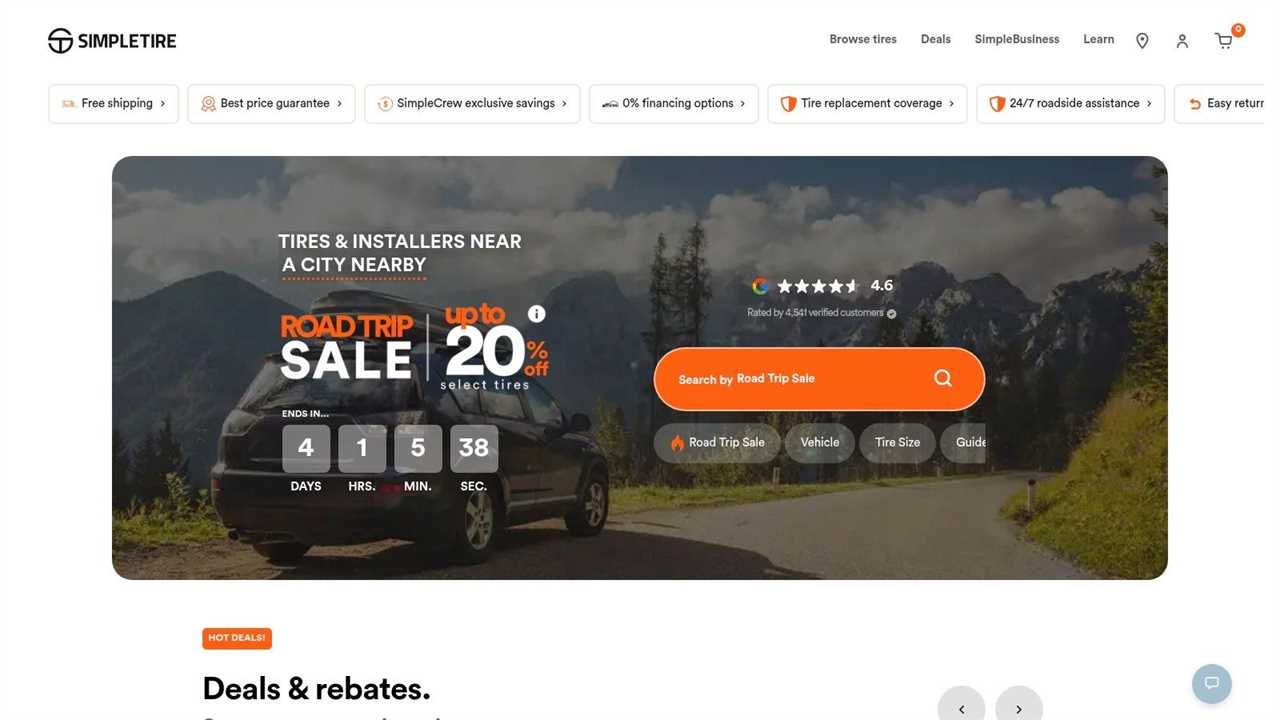 1. SimpleTire: The All-in-One Online Tire Marketplace