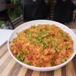 Kimchi fried rice.