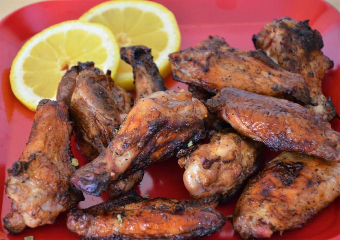 Lemon Garlic Chicken Wings