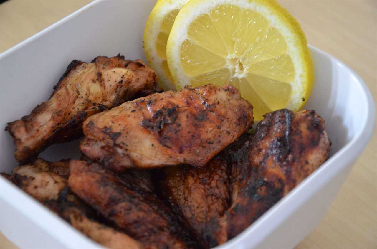 Lemon Garlic Chicken Wings
