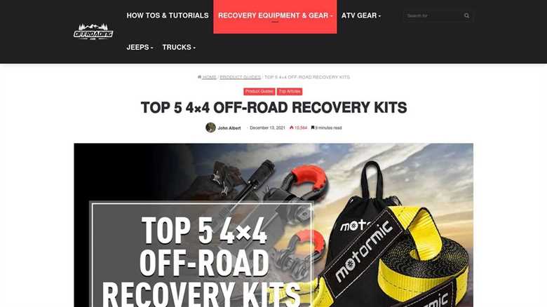7 Best Off Road Recovery Kit Options for 2025