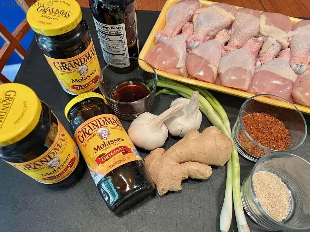 Sweet Grilled Chicken Lollipops Ingredients