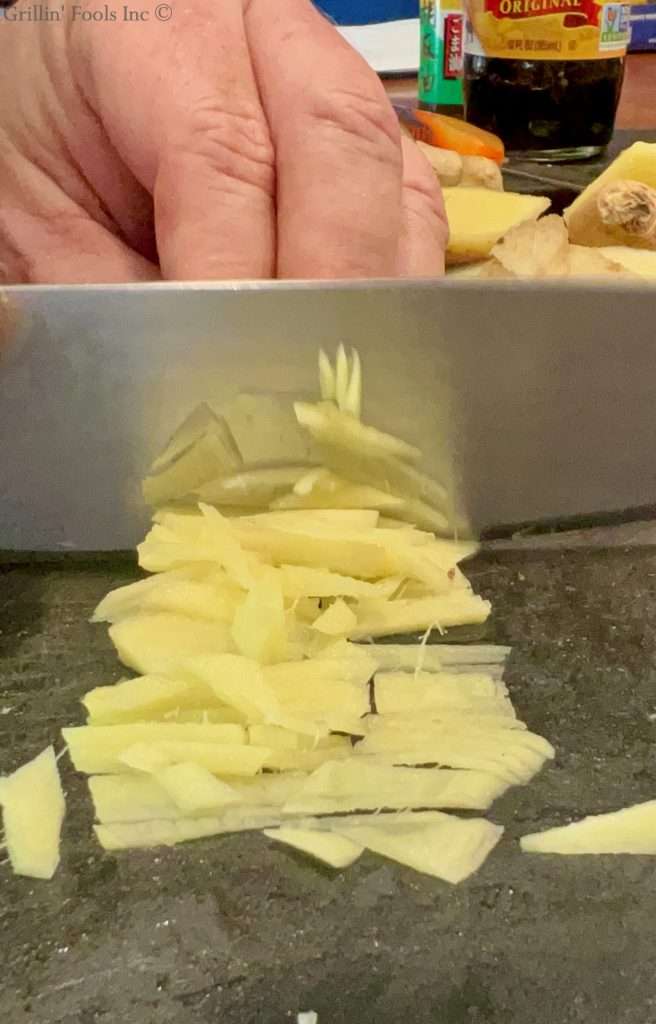 Chopping Ginger