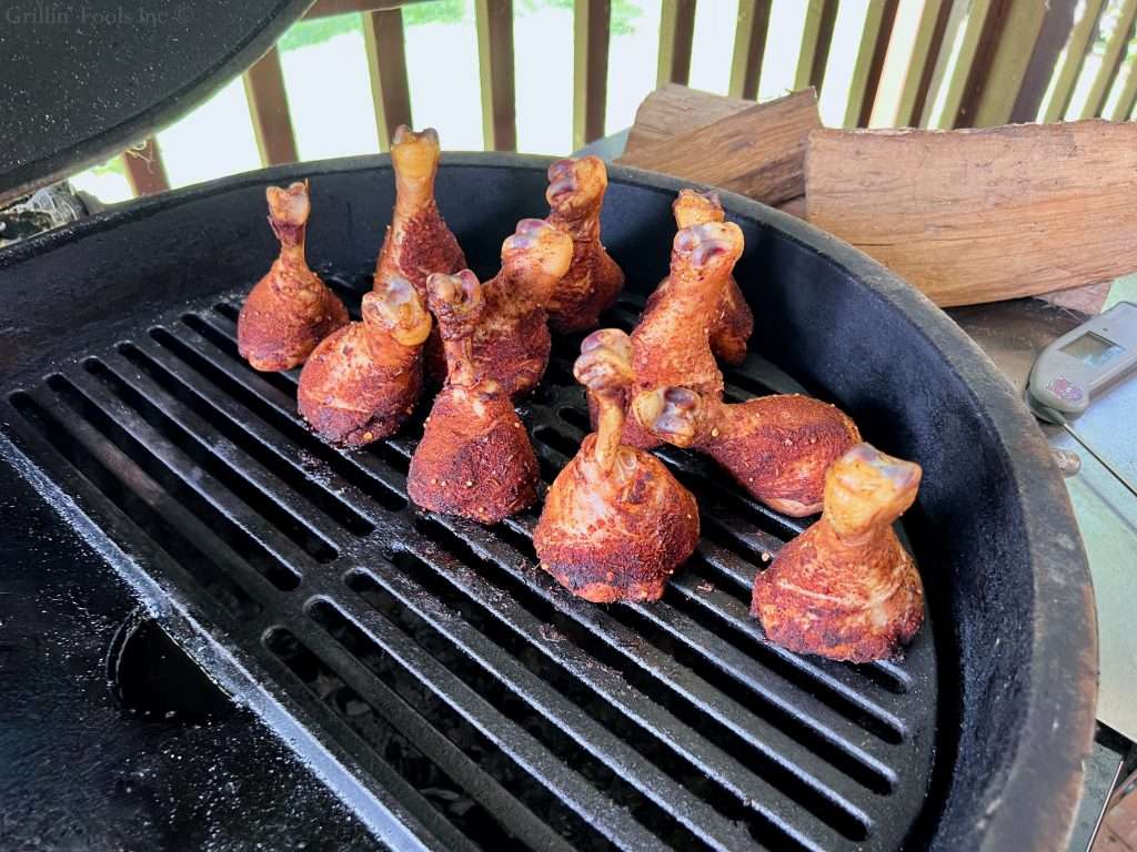 Chicken Lollies after an Hour on the Grill