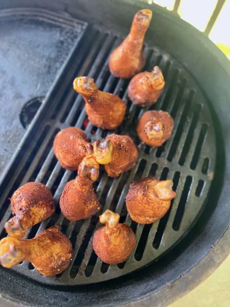 After about 90 minutes, I moved the Chicken Closer to the Fire