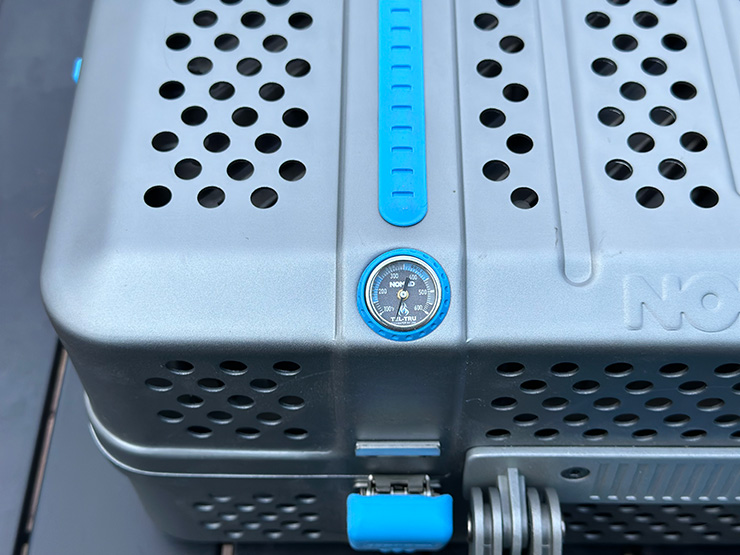 Nomad Grill and Smoker temperature gauge