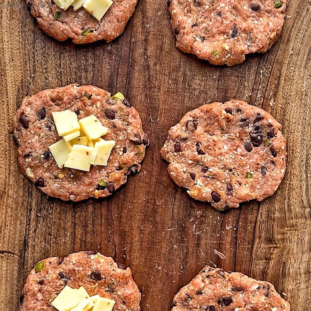 Make the Cheese Stuffed Turkey Burgers