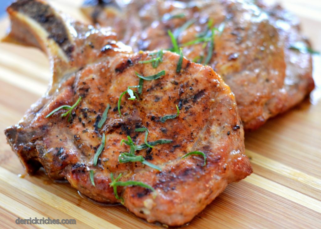 Grilled Maple Pork Chops 2