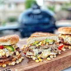 Cheese Stuffed Grilled Turkey Burgers