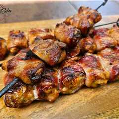 Bacon-Wrapped Chicken Skewers (Easy)