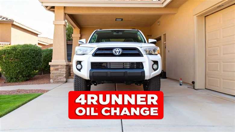 DIY 4Runner Oil Change A Complete Owner’s Guide