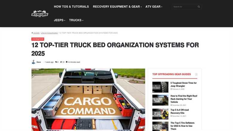 7 Genius Truck Bed Storage Ideas for Overlanders in 2025