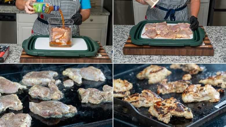 Juicy Blackstone Chicken Thighs