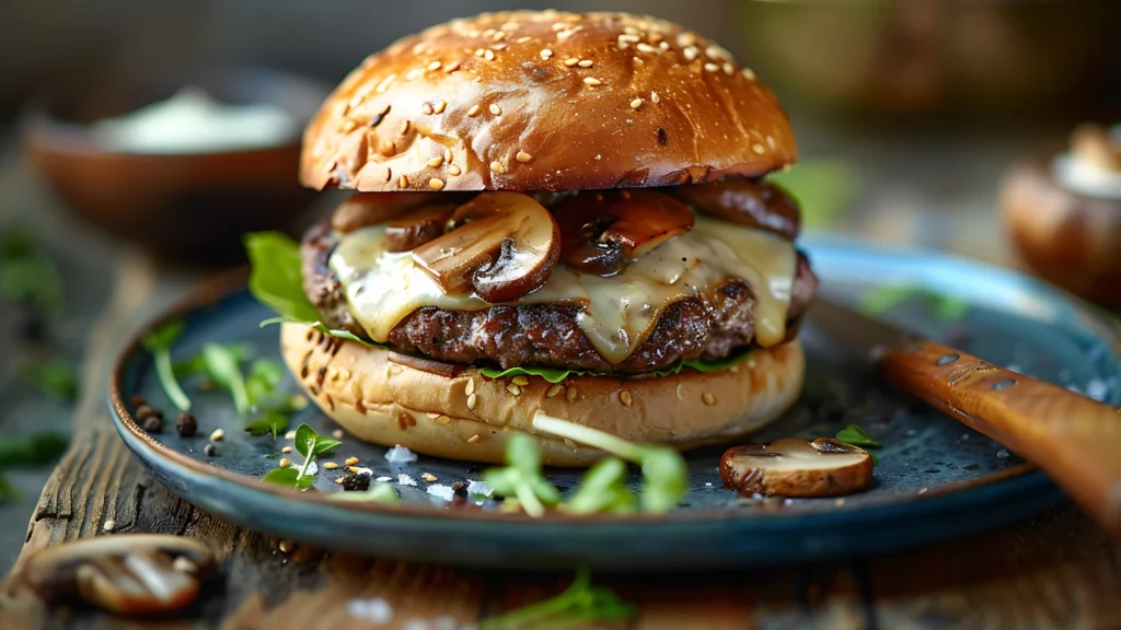 Portobello mushroom burgers