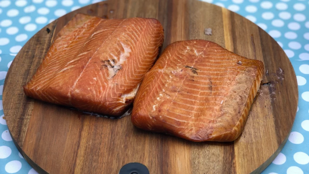 Cedar plank salmon