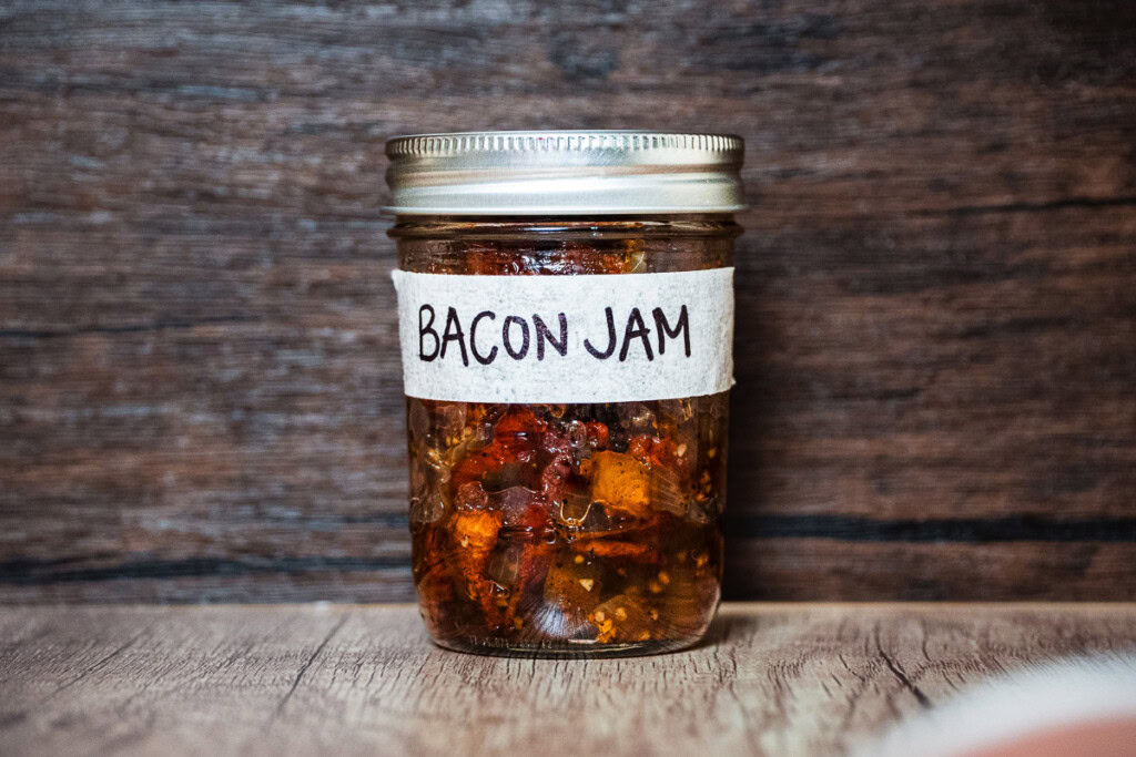 a jar of bacon jam