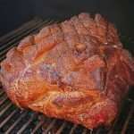 pulled pork before wrapping
