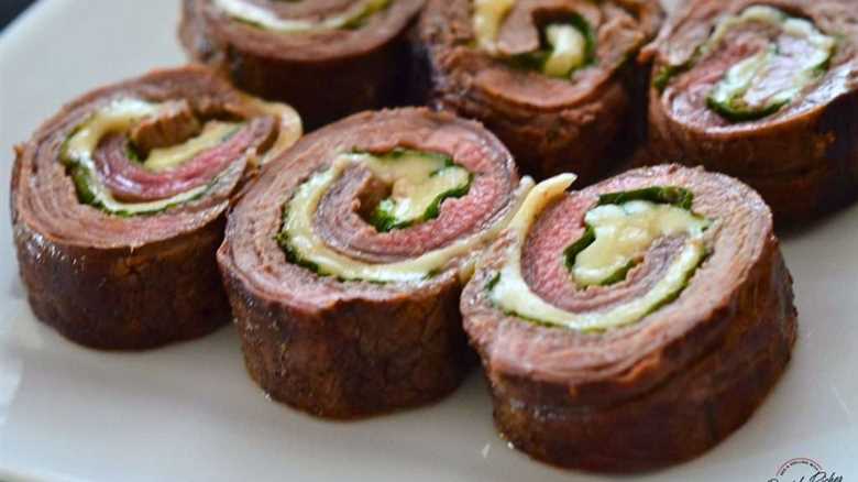 Grilled Stuffed Flank Steak