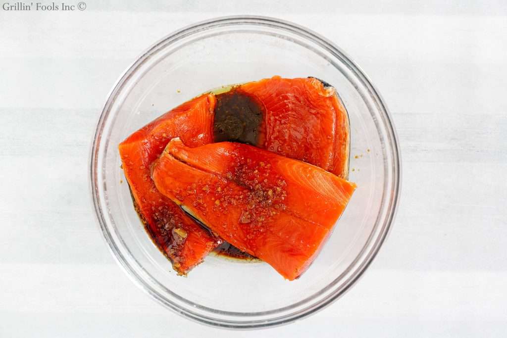 Salmon in a Whiskey Mariande