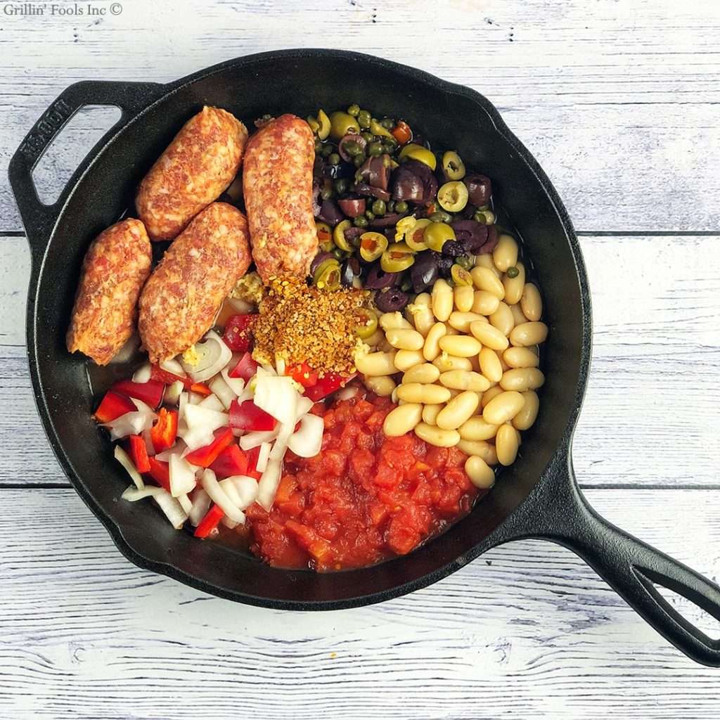 Italian Puttanesca Ingredients