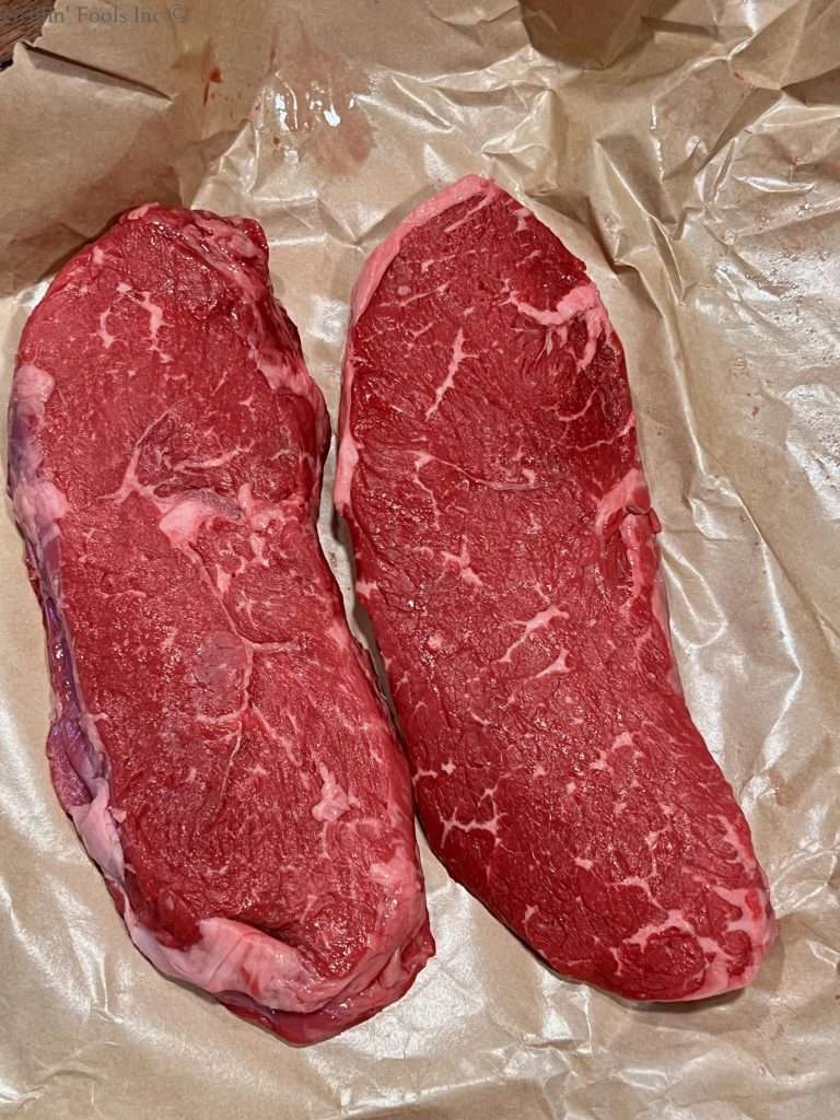 The sirloin steaks I brought home The sirloin steaks I brought home