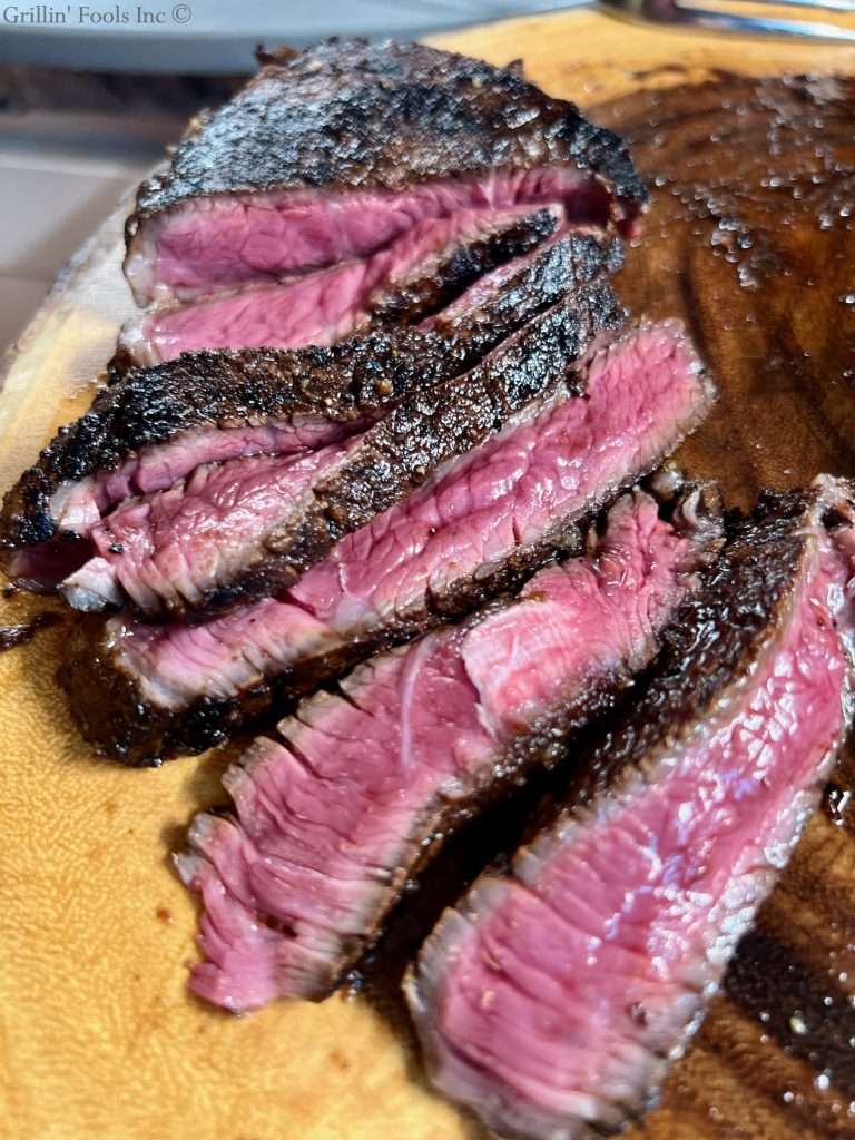 Perfect Medium Rare Grilled Sirloin Steak