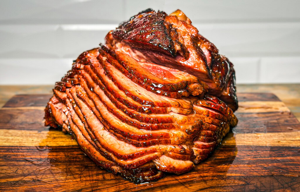 double smoked spiral ham