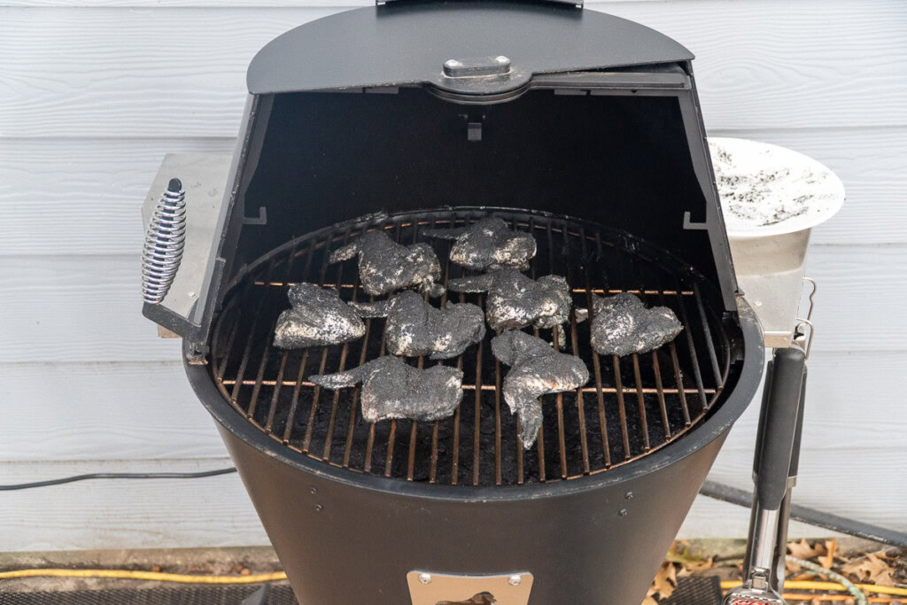 bat wings in the grilla grills pellet grill