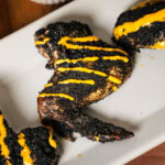 Spooky Smoked Bat Wings for Halloween