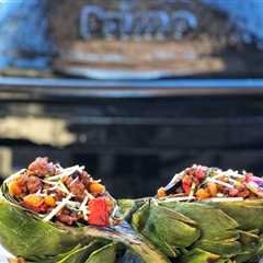 Grilled Stuffed Artichokes