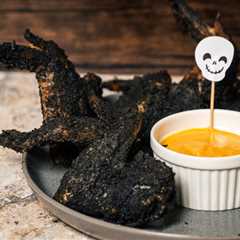 Spooky Smoked Bat Wings for Halloween