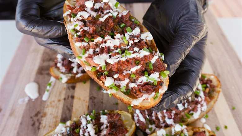 Grilled Cheesesteak Potato Skins