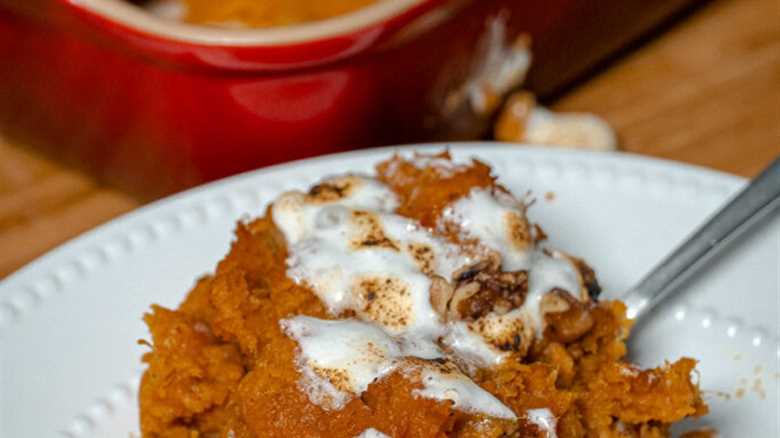 Smoked Sweet Potato Casserole