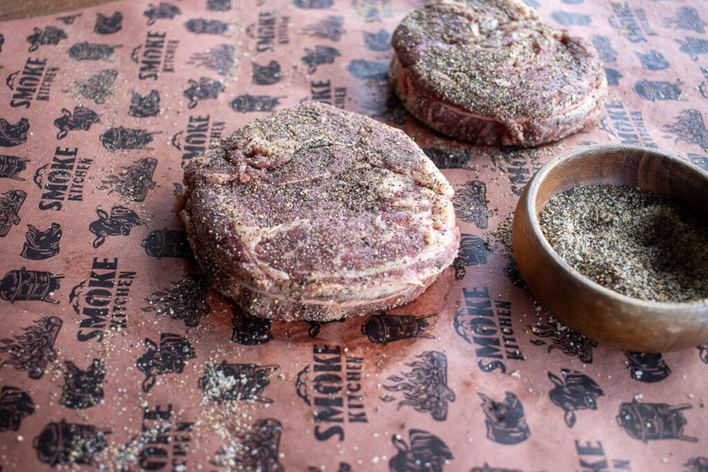 seasoned chuck eye steak