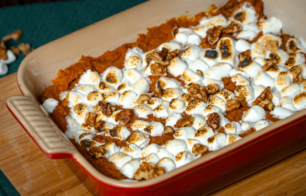 smoked sweet potato casserole