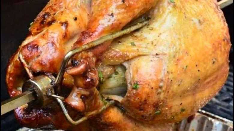 Butter-Herb Rotisserie Turkey
