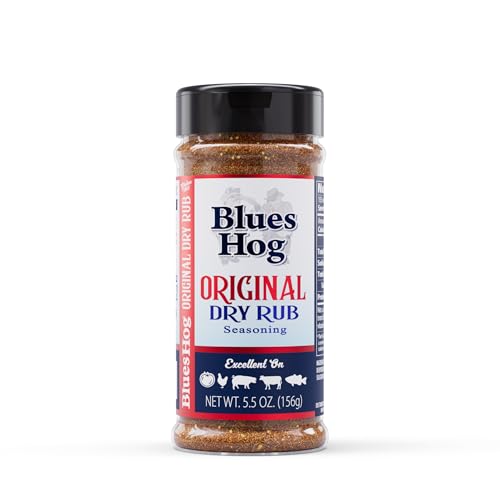 Blues Hog Original Dry Rub Seasoning, Southern Spice Blend, Gluten-Free, All-Natural, Made in the USA, 5.5oz