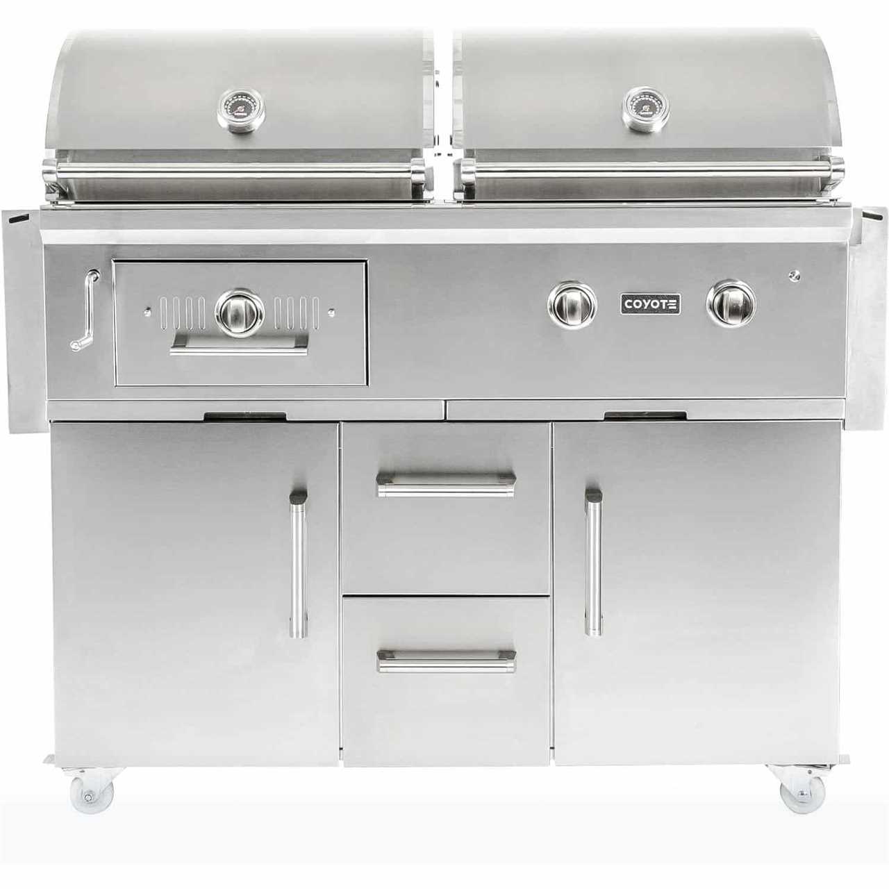 Coyote Centaur 50-Inch Natural Gas/Charcoal Dual Fuel Grill