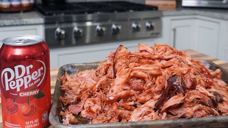 Shredded Ham with Cherry Dr. Pepper Sauce
