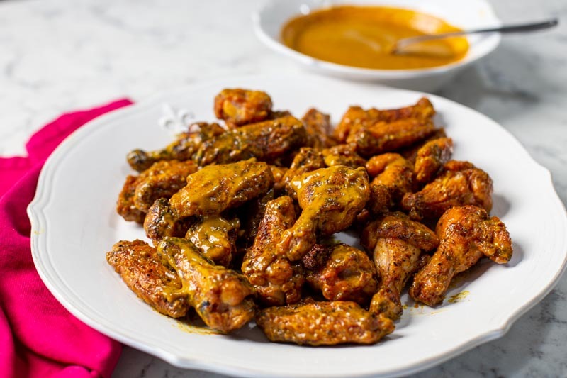 Crispy Grilled Chicken Wings on the Big Green Egg 