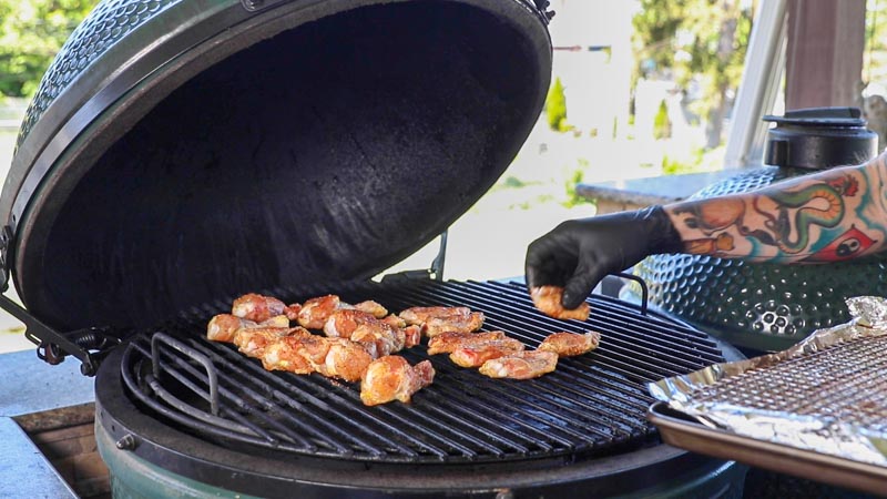 Crispy Big Green Egg Chicken Wings