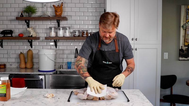 Big Green Egg Spatchcock Turkey