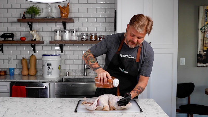 Big Green Egg Spatchcock Turkey 