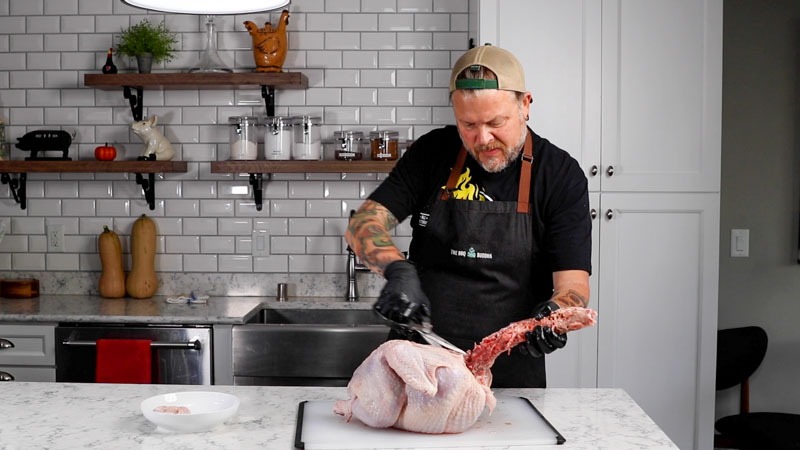 Big Green Egg Spatchcock Turkey 