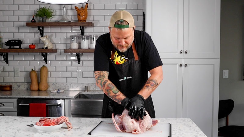 Big Green Egg Spatchcock Turkey