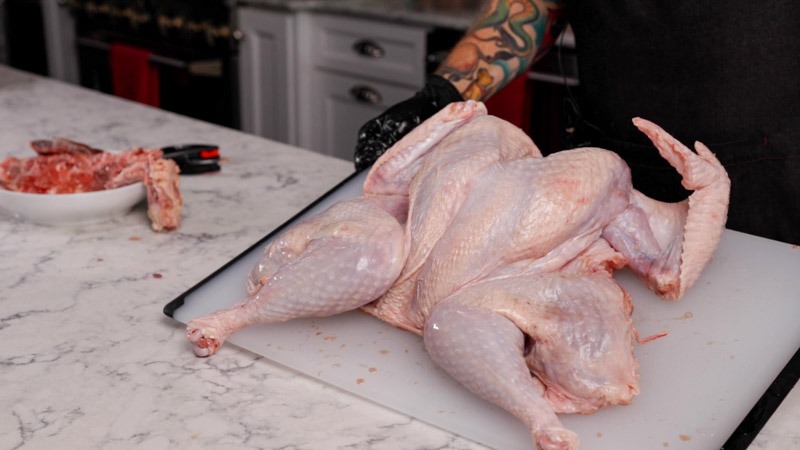 Big Green Egg Spatchcock Turkey 