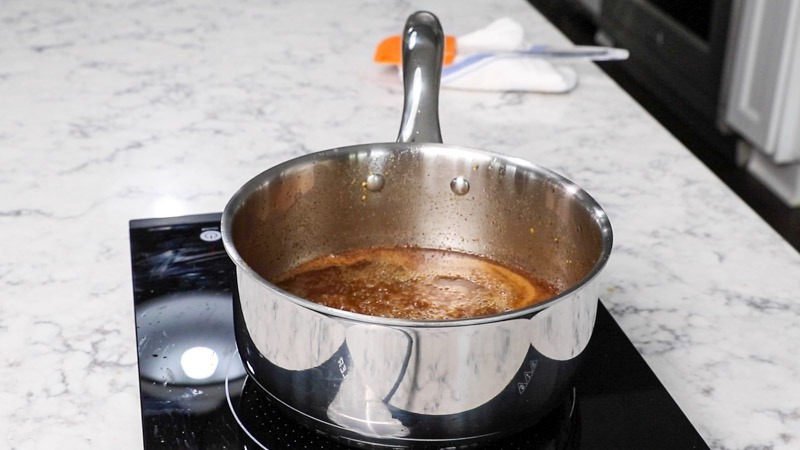 Double Smoked Maple Bourbon Glazed Ham on the Big Green Egg