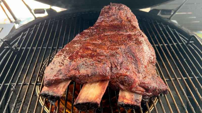 Big Green Egg Smoked Beef Plate Ribs